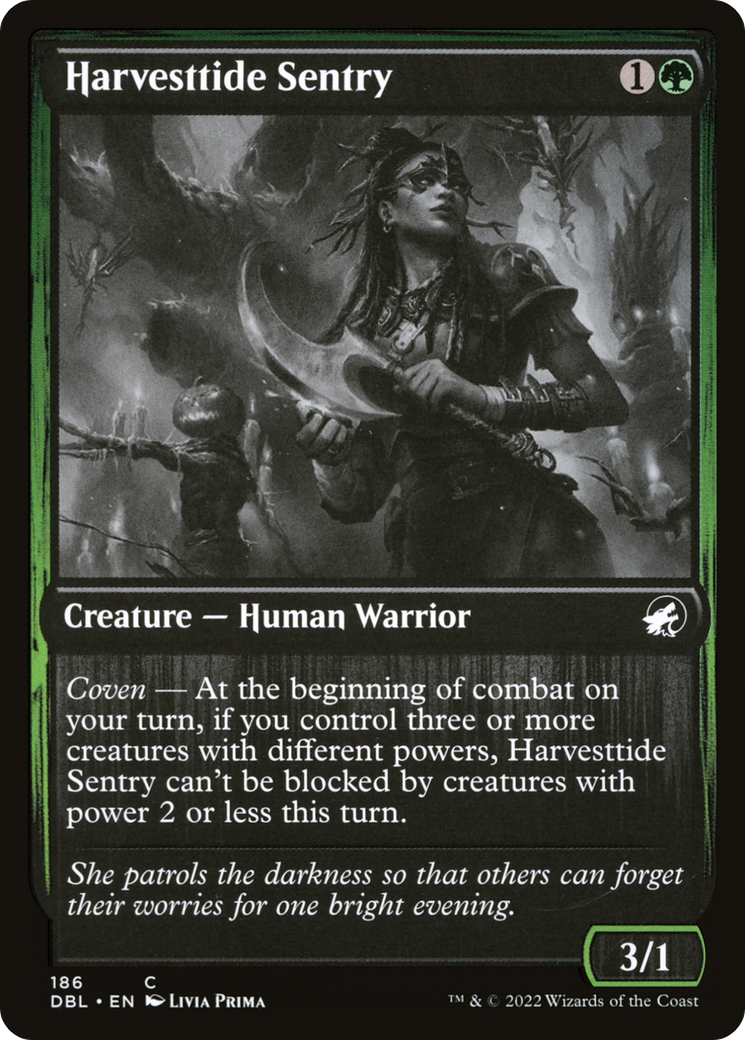 Harvesttide Sentry (186) Foil - Innistrad: Double Feature