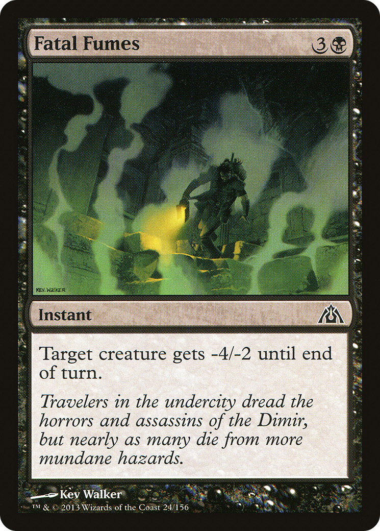Fatal Fumes (024) Foil - Dragon's Maze