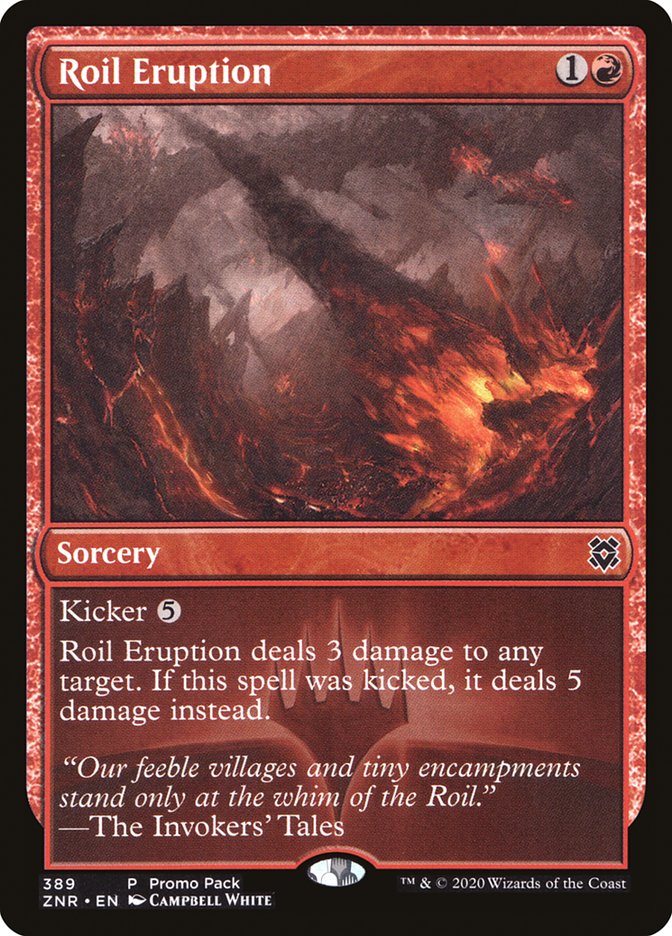 Roil Eruption (Promo Pack) [Zendikar Rising Promos] | Silver Goblin