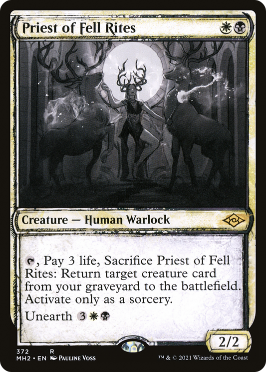 Priest of Fell Rites (Showcase) (372) - Modern Horizons 2