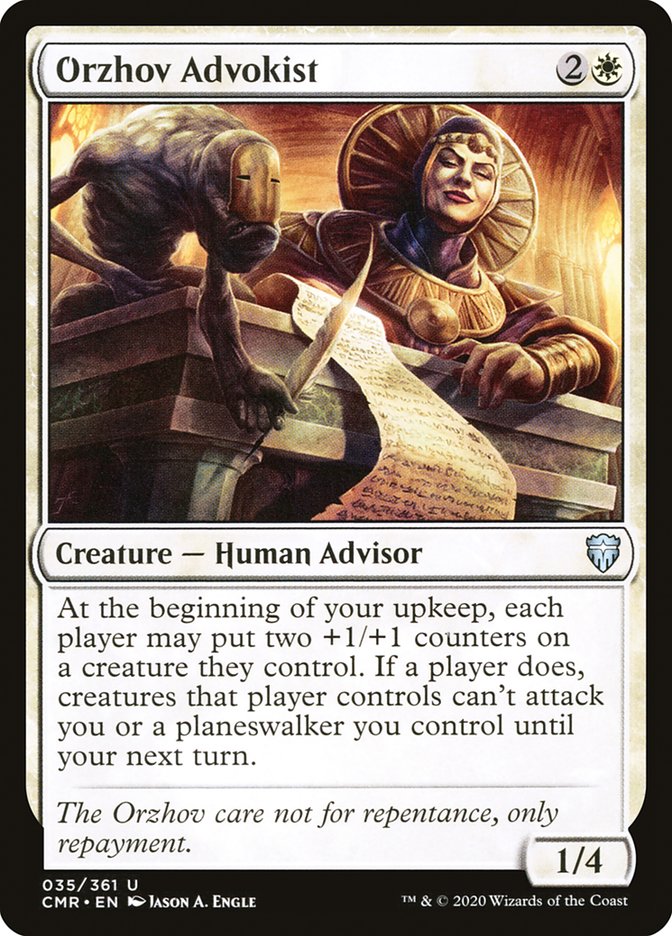 Orzhov Advokist [Commander Legends] | Silver Goblin