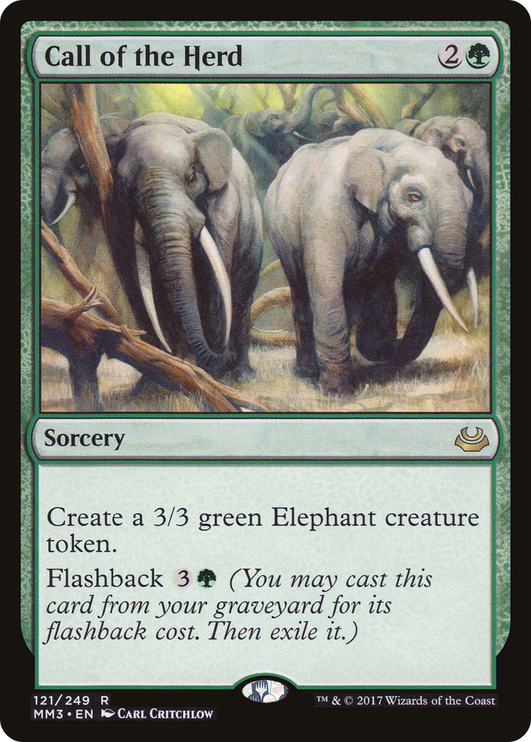 Call of the Herd [Modern Masters 2017] Foil
