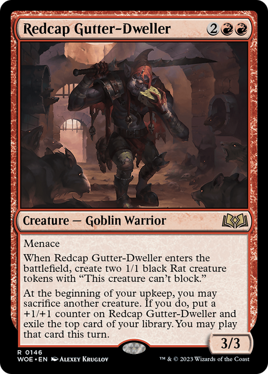 Redcap Gutter-Dweller (146) - Wilds of Eldraine