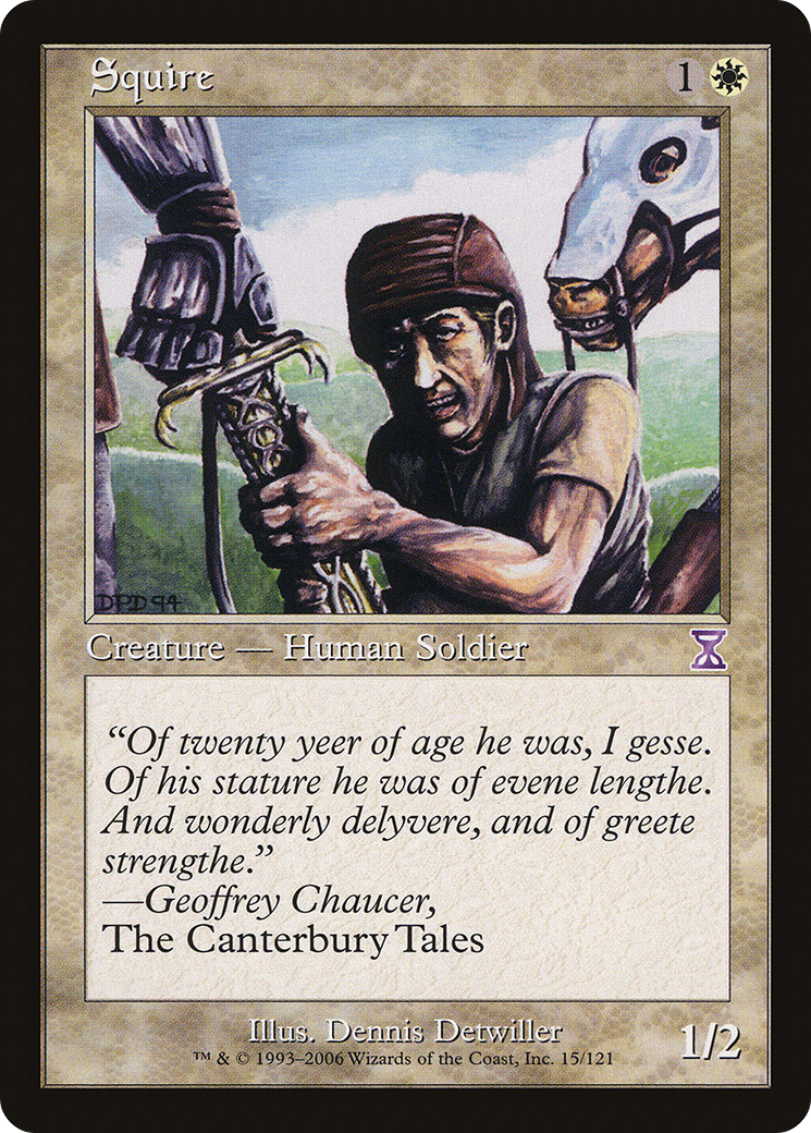 Squire (Retro) (015) Foil - Time Spiral Timeshifted
