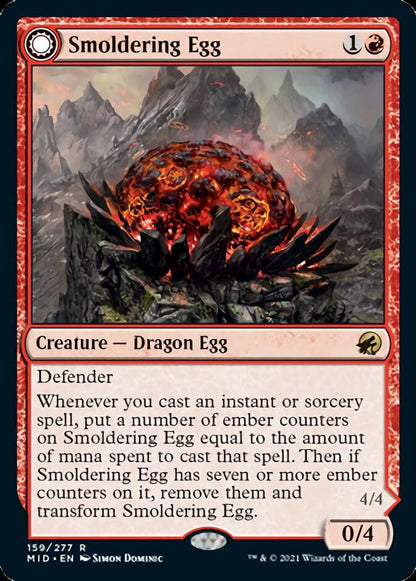 Smoldering Egg (159) Foil - Innistrad: Midnight Hunt