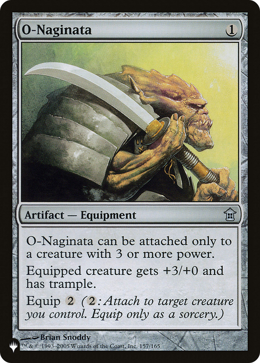 O-Naginata (SOK-157) - The List