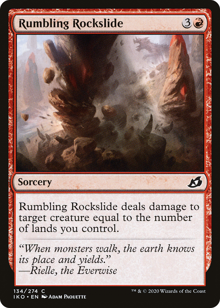 Rumbling Rockslide (134) - Ikoria: Lair of Behemoths