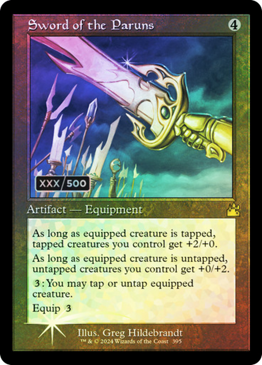 Sword of the Paruns Foil (395Z)