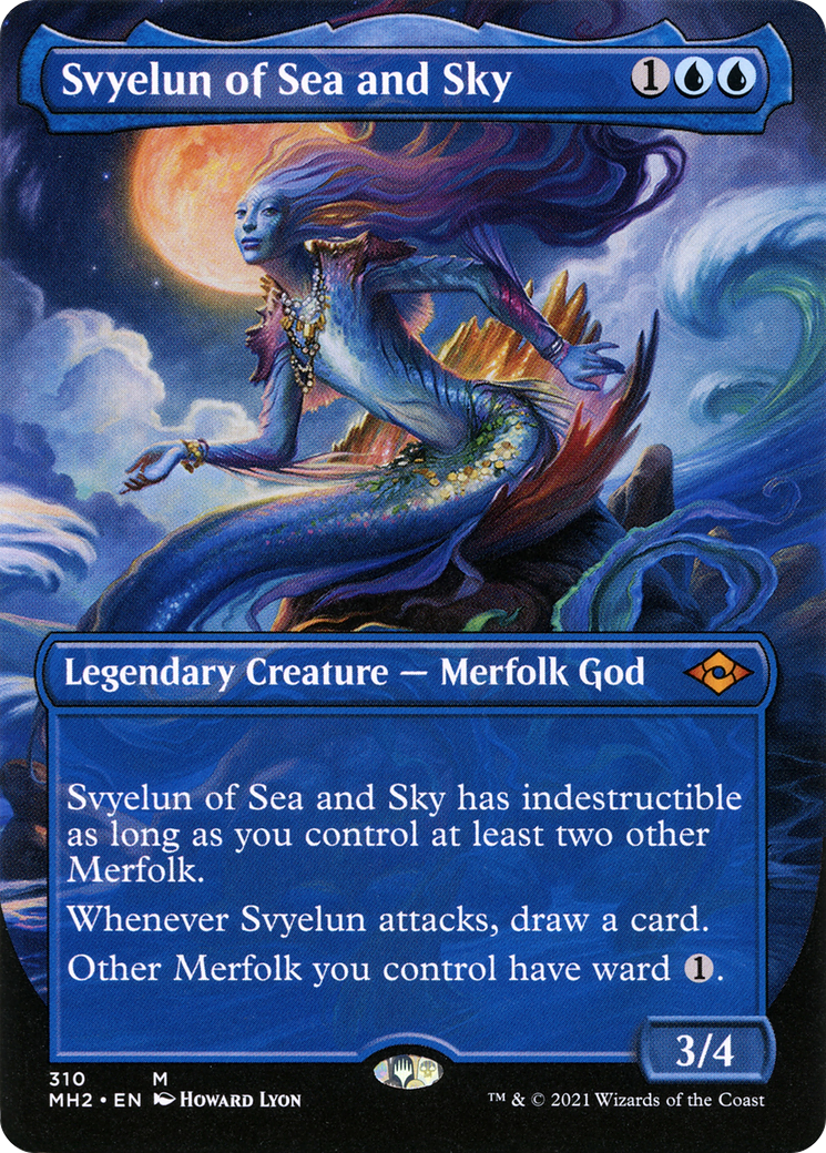 Svyelun of Sea and Sky (Borderless Alternate Art) [Modern Horizons 2] | Silver Goblin