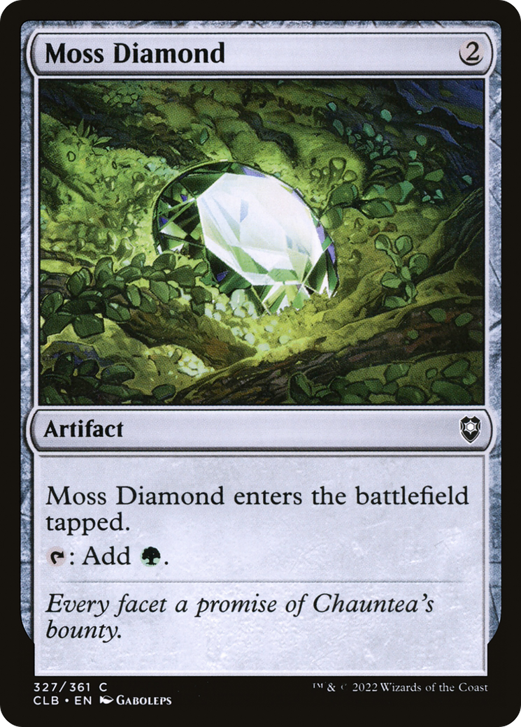 Moss Diamond (327) - Commander Legends: Battle for Baldur's Gate