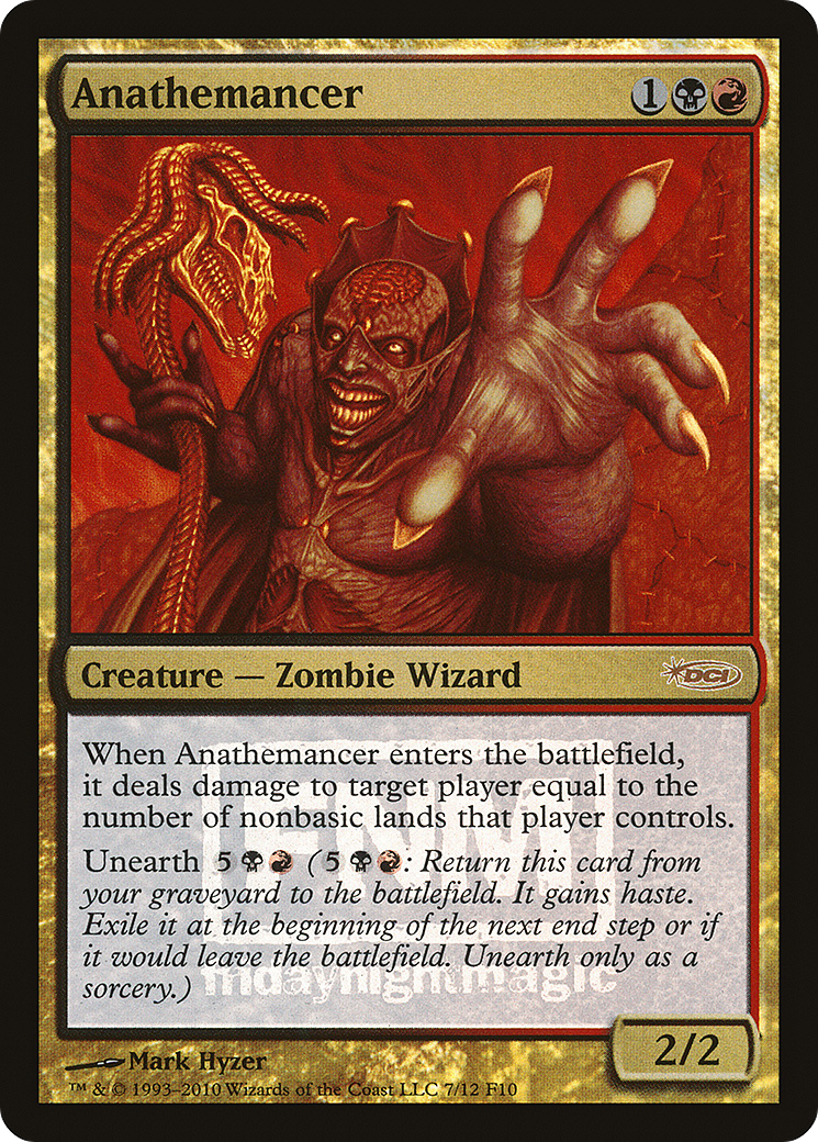 Anathemancer (007) Foil - Friday Night Magic 2010