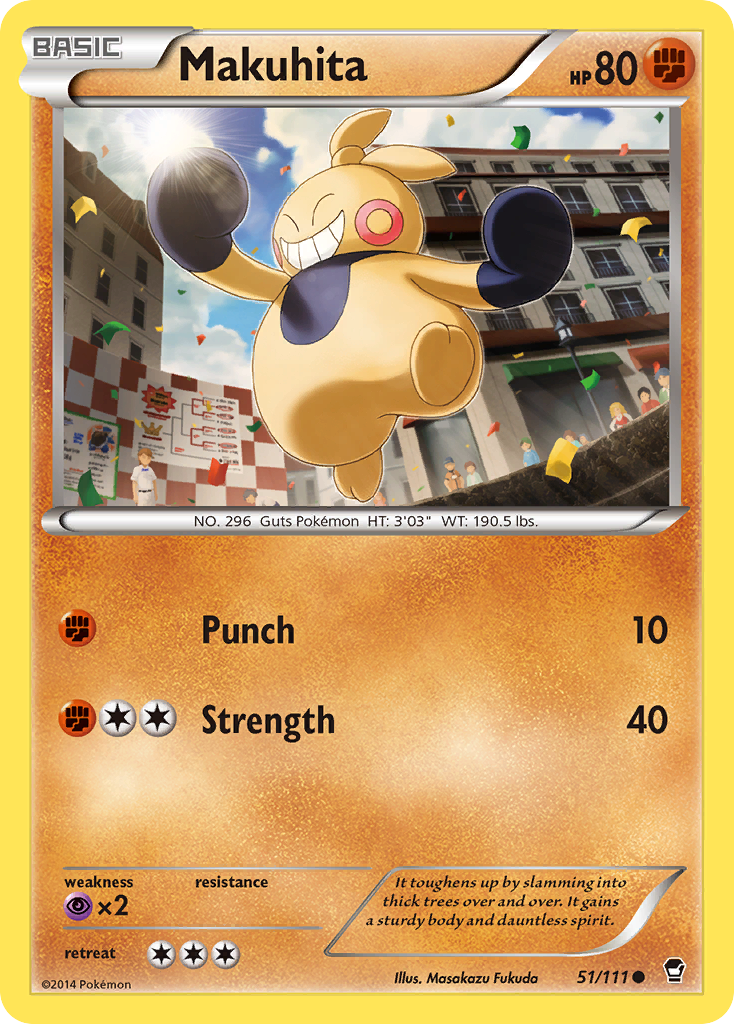 Makuhita (51/111) [XY: Furious Fists] | Silver Goblin