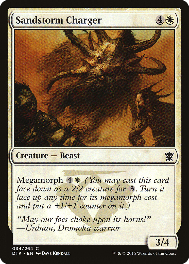 Sandstorm Charger (034) - Dragons of Tarkir