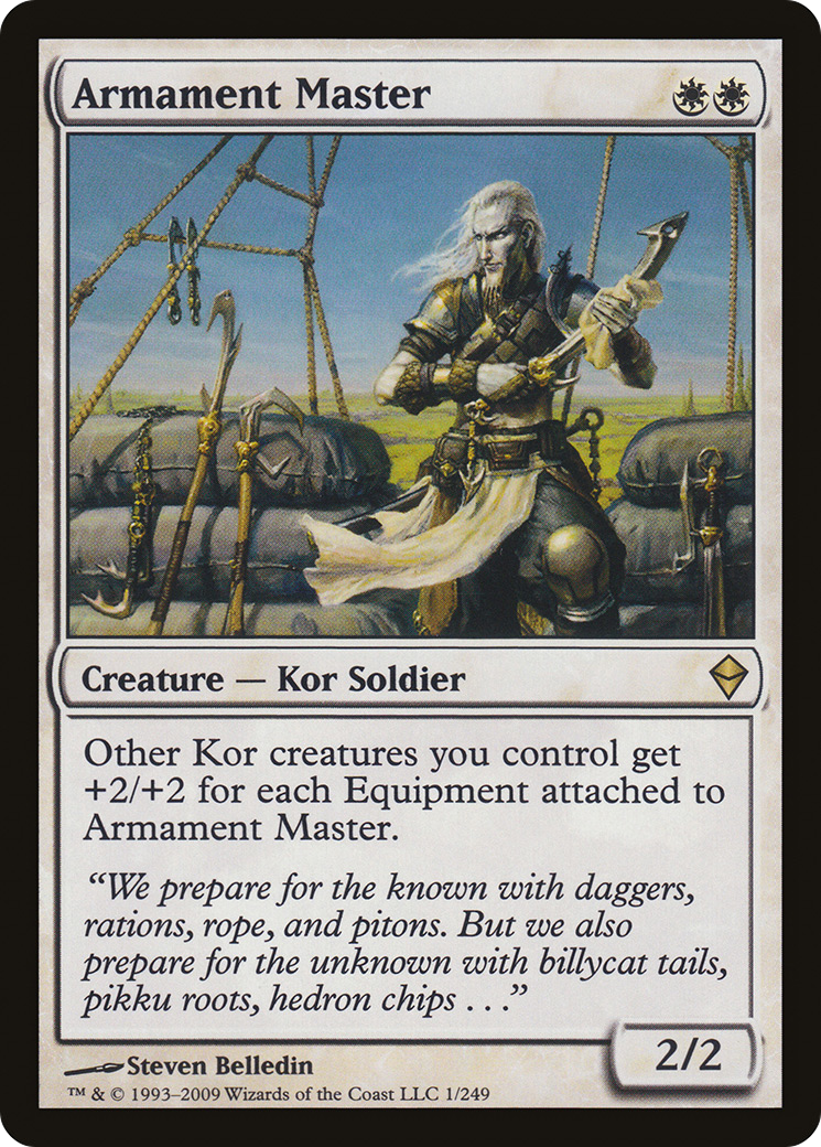 Armament Master (001) Foil - Zendikar