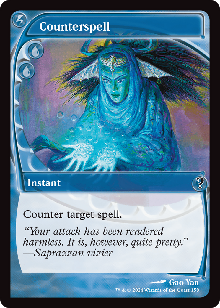 Counterspell (Future Sight) (158) - Mystery Booster 2