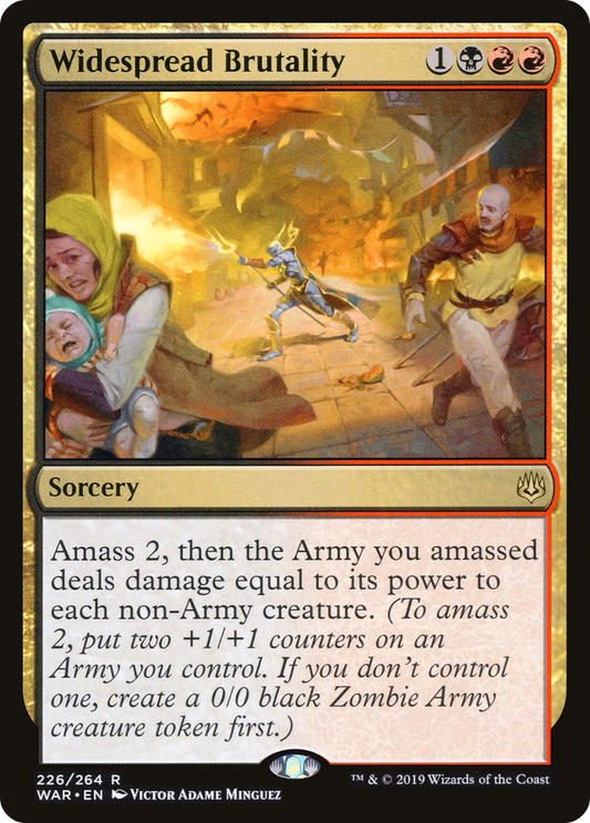 Widespread Brutality [War of the Spark] Foil