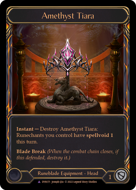 Amethyst Tiara (Marvel) [DYN171] (Dynasty)  Cold Foil | Silver Goblin