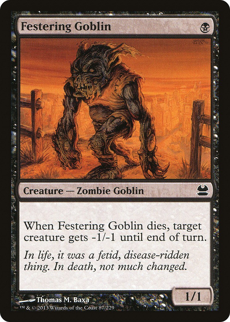 Festering Goblin (087) Foil - Modern Masters