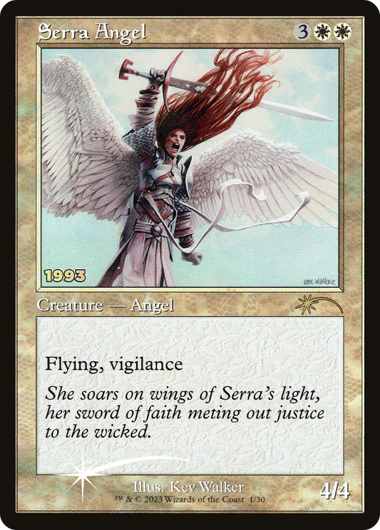 Serra Angel (Retro) (001) Foil - 30th Anniversary Play Promos