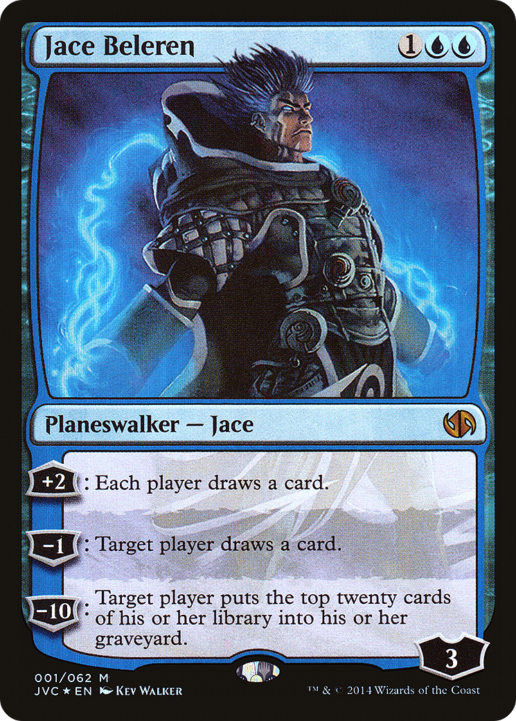 Jace Beleren (001) Foil - Duel Decks Anthology: Jace vs. Chandra