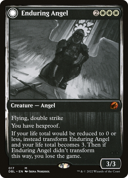 Enduring Angel // Angelic Enforcer (017) - Innistrad: Double Feature