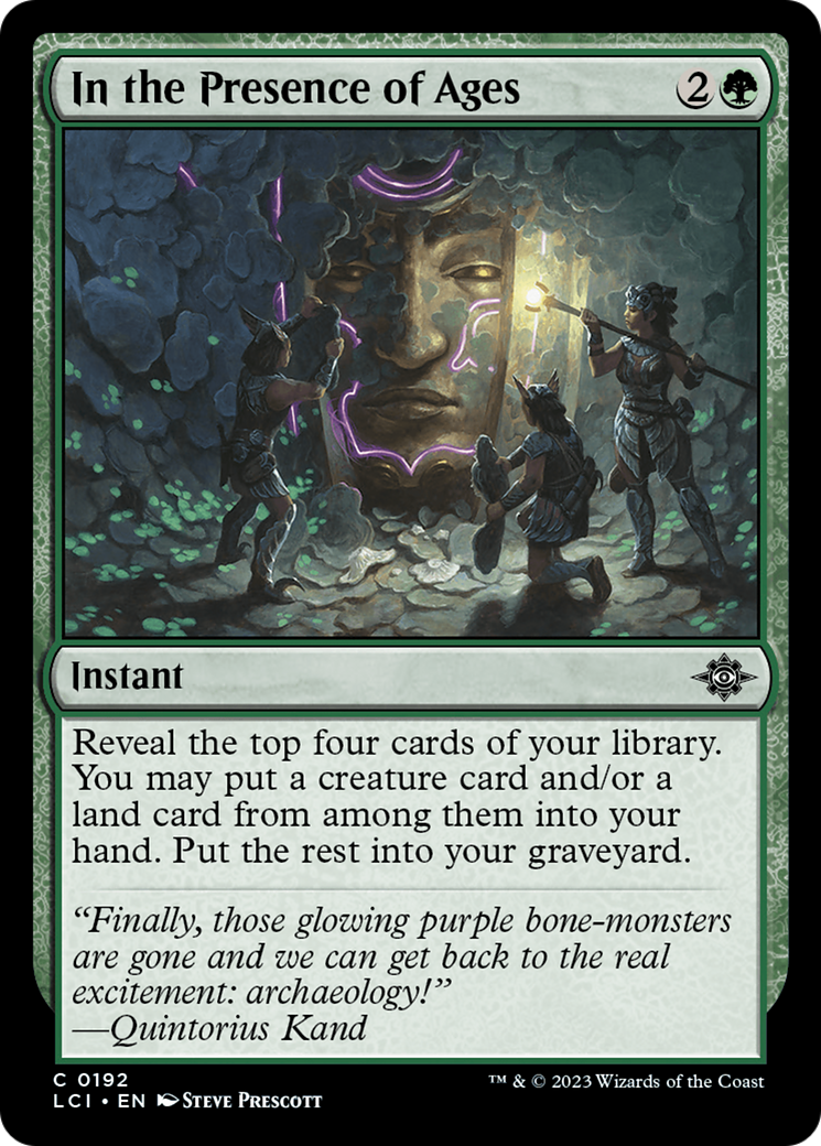 In the Presence of Ages (192) Foil - The Lost Caverns of Ixalan