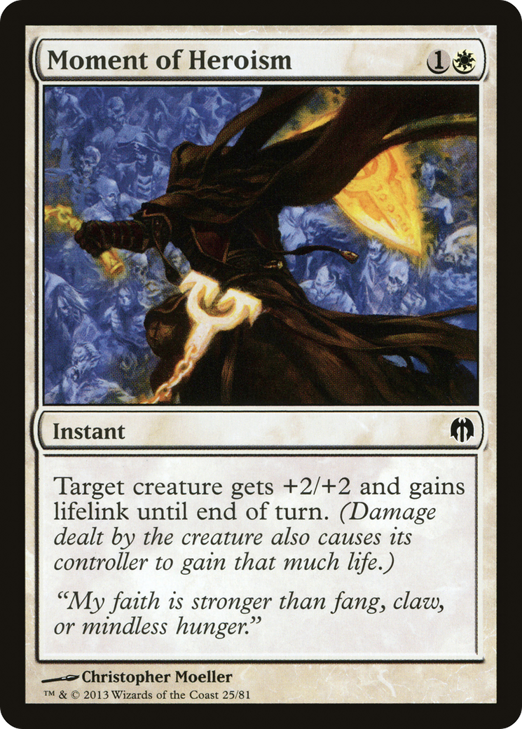 Moment of Heroism (025) - Duel Decks: Heroes vs. Monsters