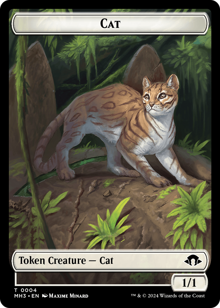 Cat Token [Modern Horizons 3 Tokens] | Silver Goblin