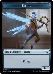 Spirit // Faerie Double-Sided Token [Bloomburrow Commander Tokens] | Silver Goblin