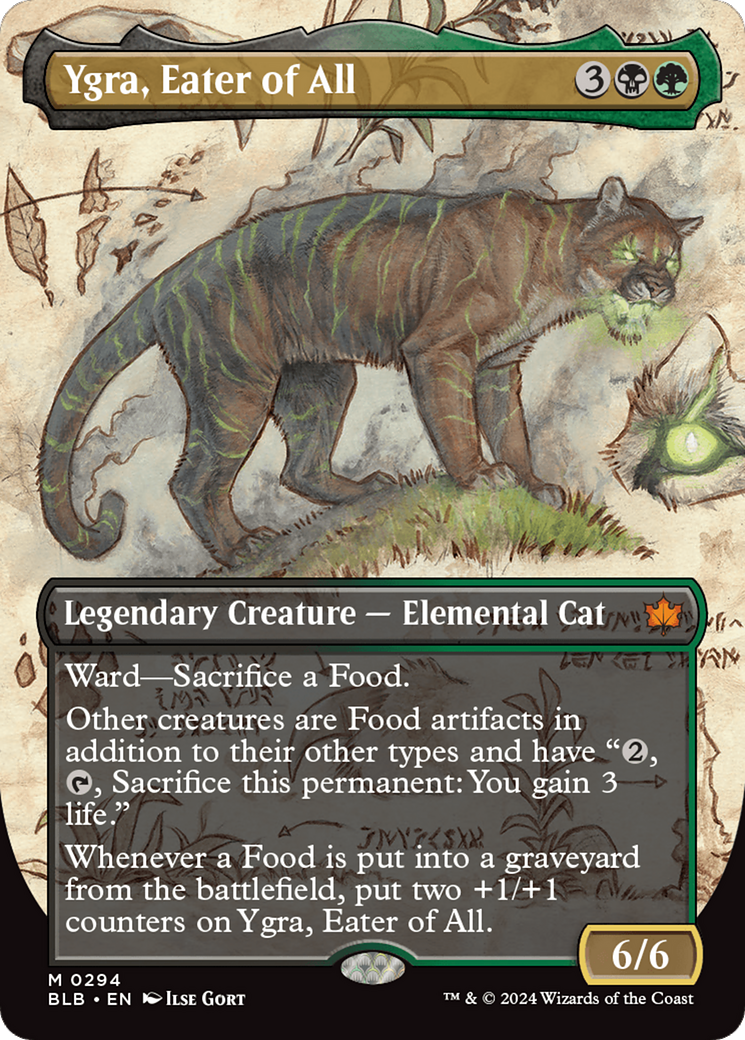 Ygra, Eater of All (Borderless) [Bloomburrow] | Silver Goblin