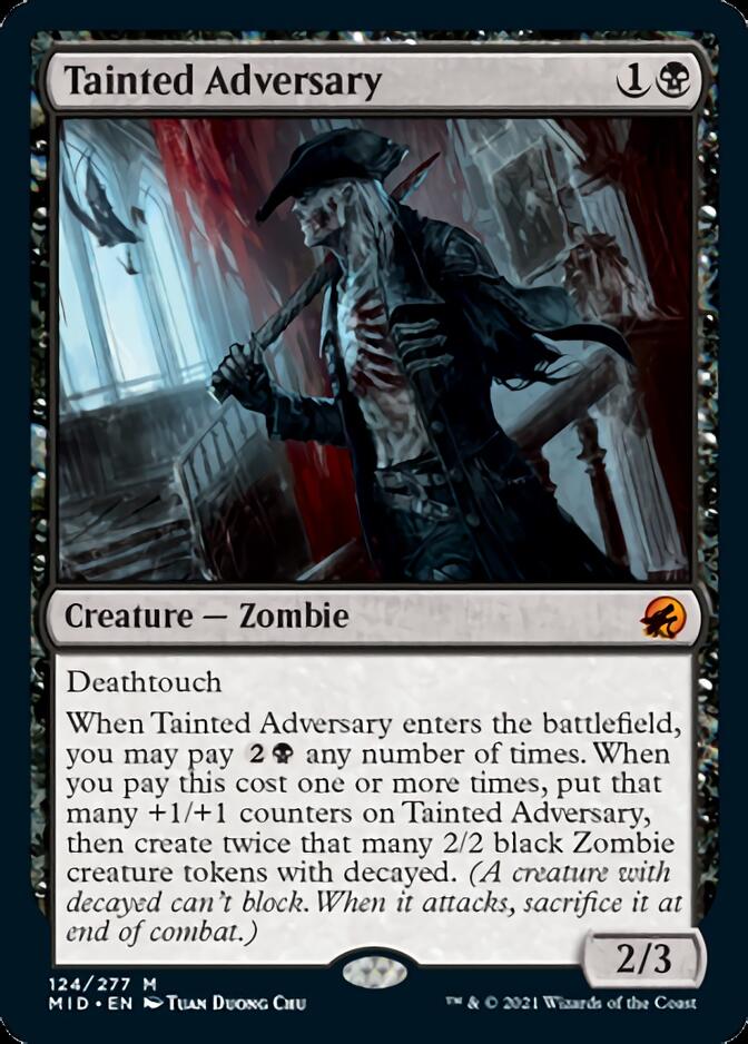 Tainted Adversary [Innistrad: Midnight Hunt] | Silver Goblin