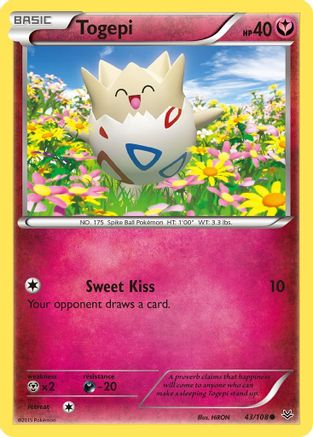 Togepi (43) - XY  Roaring Skies