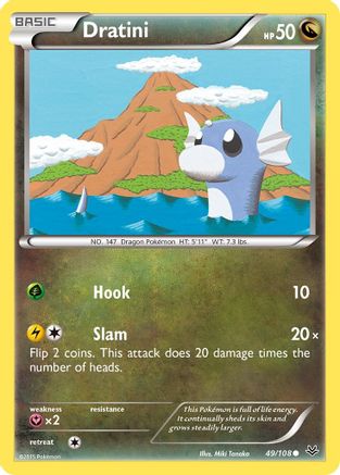 Dratini (49) - XY  Roaring Skies