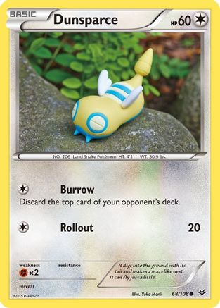 Dunsparce (68/108) [XY: Roaring Skies] Reverse Holofoil
