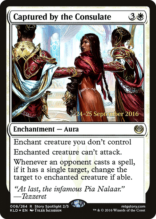 Captured by the Consulate (Prerelease) (008) Foil - Kaladesh Promos