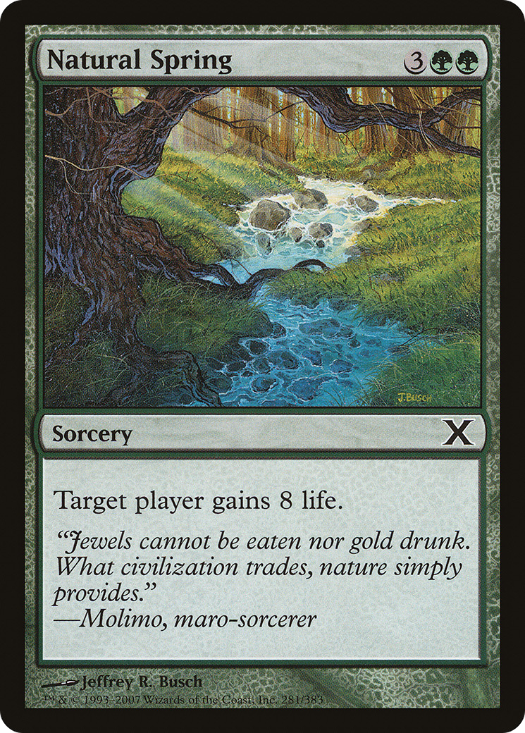 Natural Spring (281) - Tenth Edition