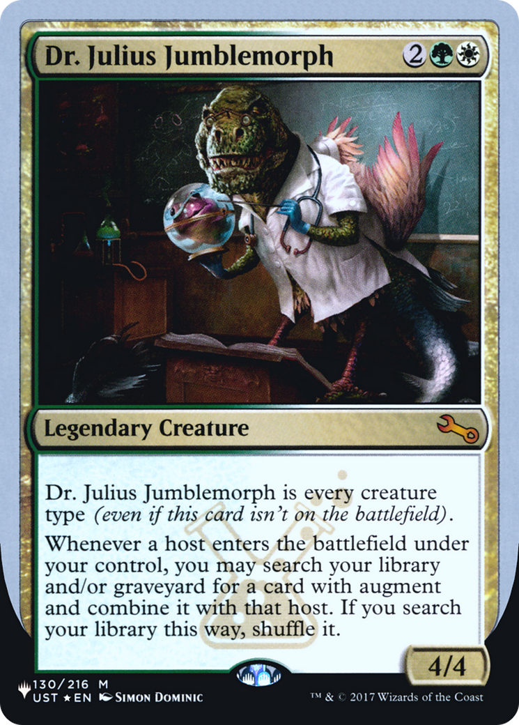 Dr. Julius Jumblemorph (046) Foil - The List (Unfinity Foil Edition)