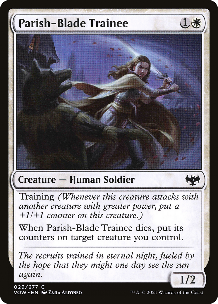 Parish-Blade Trainee (029) Foil - Innistrad: Crimson Vow