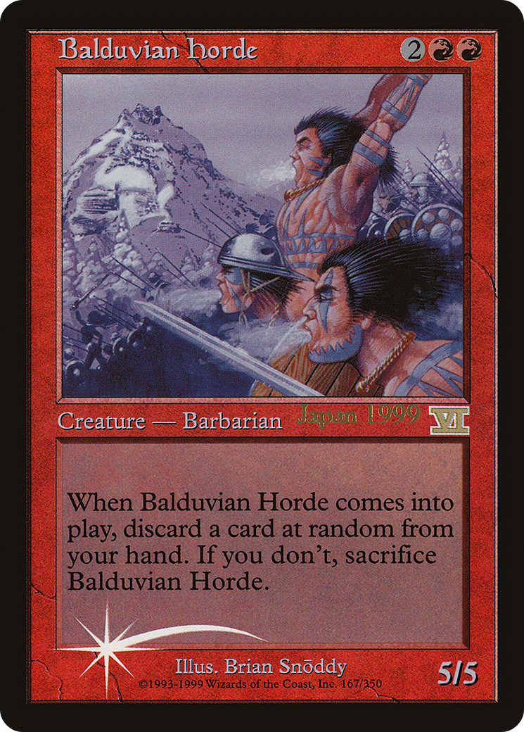 Balduvian Horde (Retro) (001) Foil - World Championship Promos