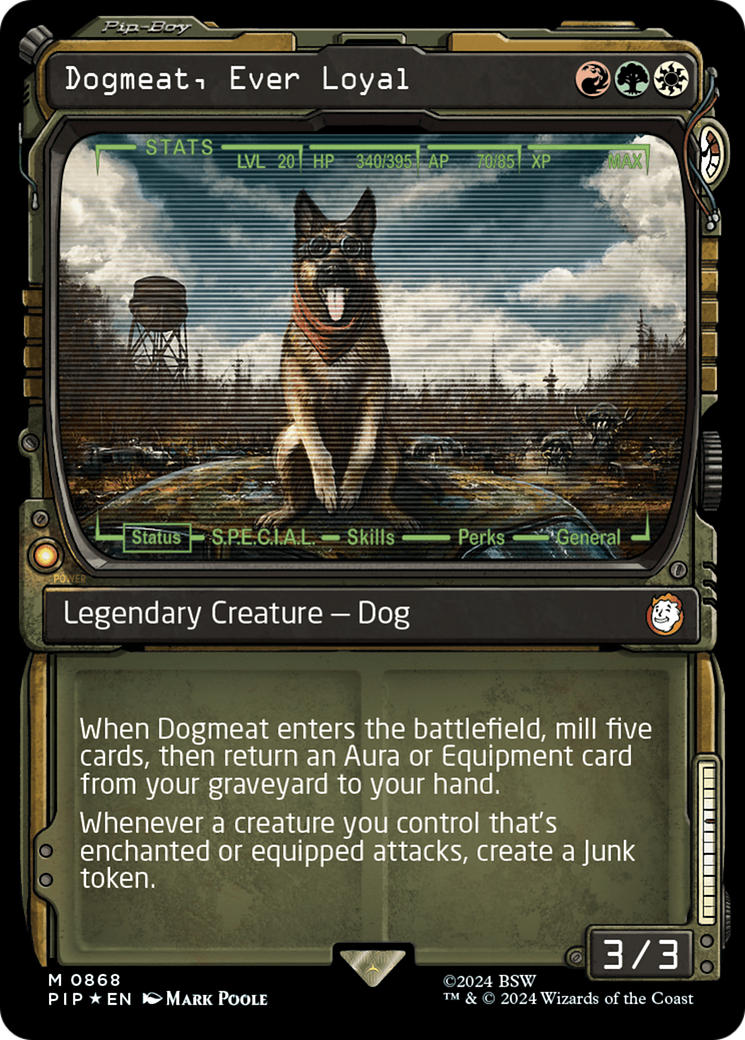 Dogmeat, Ever Loyal (Showcase) (868) Surge Foil - Fallout