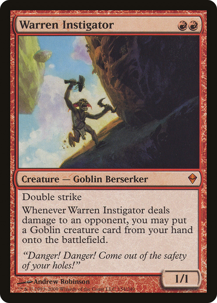 Warren Instigator (154) Foil - Zendikar