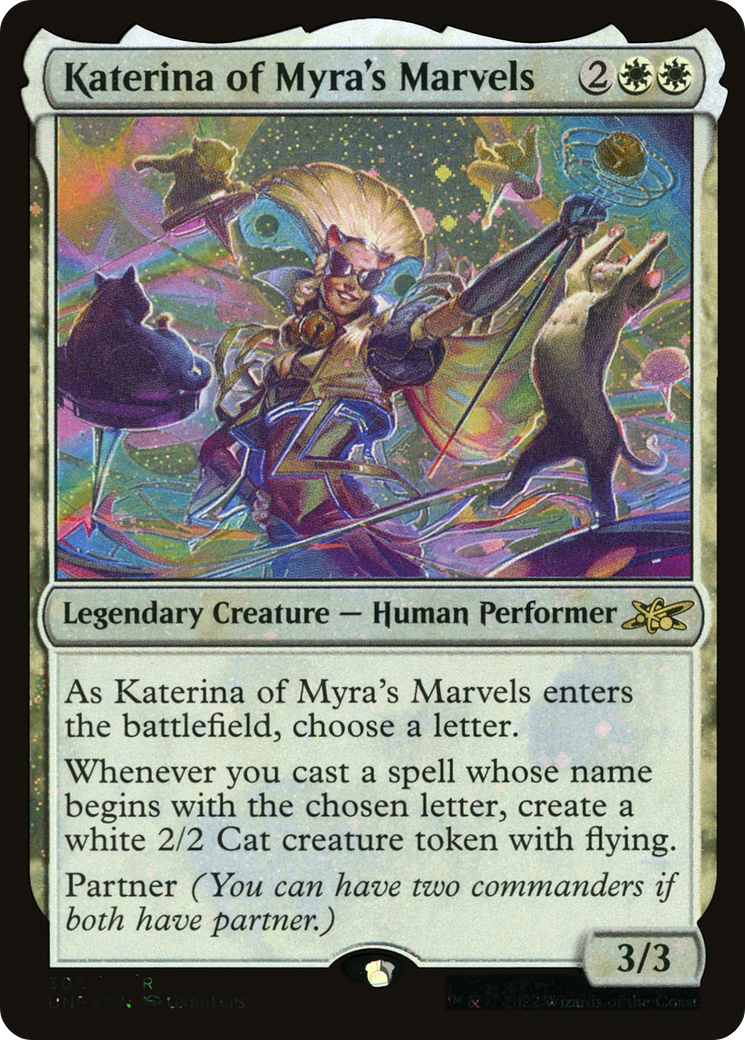 Katerina of Myra's Marvels (302) Foil - Unfinity