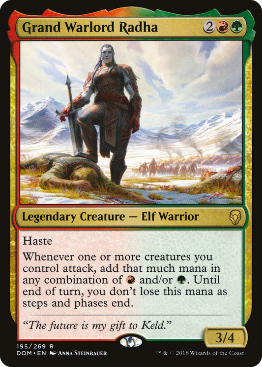 Grand Warlord Radha [Dominaria] Foil