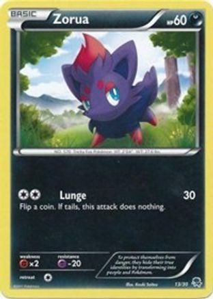 Zorua (13/30) [Black & White: Trainer Kit - Zoroark] | Silver Goblin