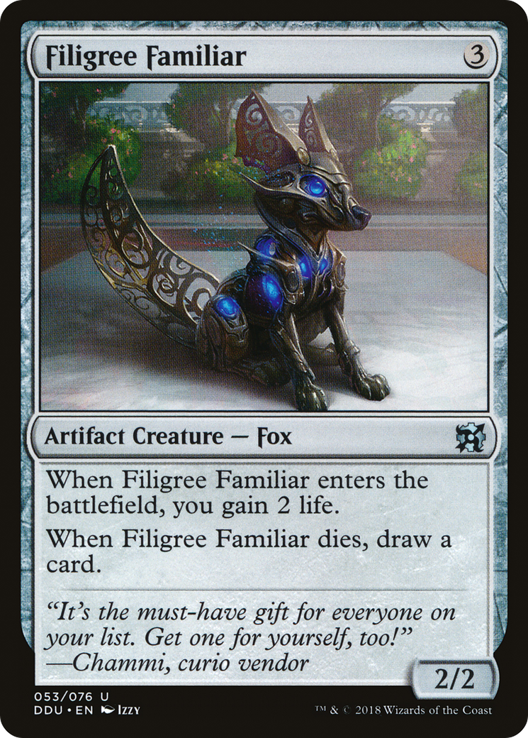 Filigree Familiar (053) - Duel Decks: Elves vs. Inventors