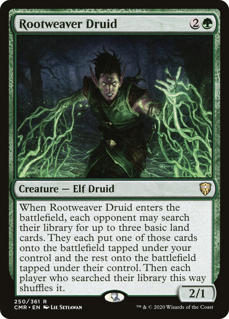 Rootweaver Druid (250) Foil - Commander Legends