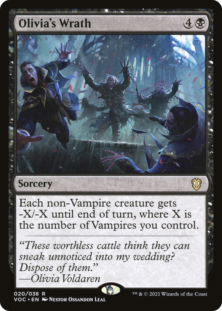 Olivia's Wrath (020) - Crimson Vow Commander