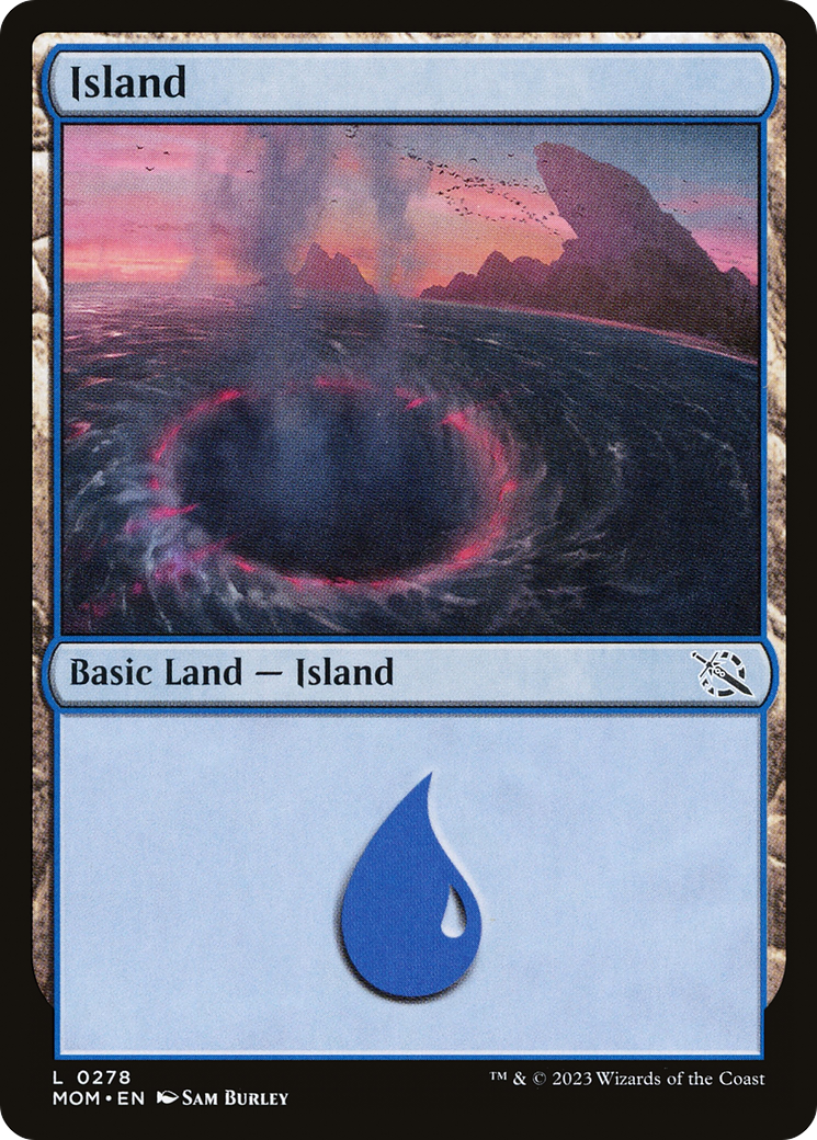 Island (278) [March of the Machine] Foil
