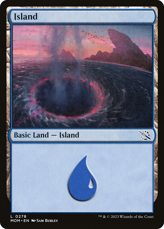 Island (278) [March of the Machine] Foil