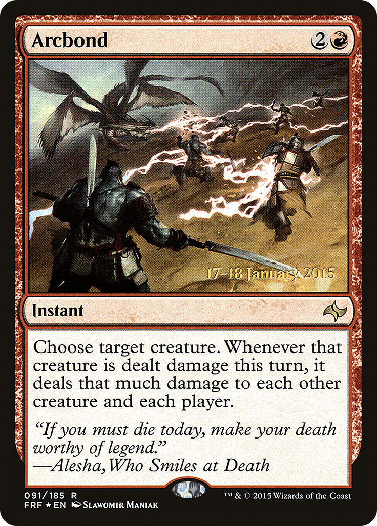 Arcbond (91s) Foil - Fate Reforged Promos